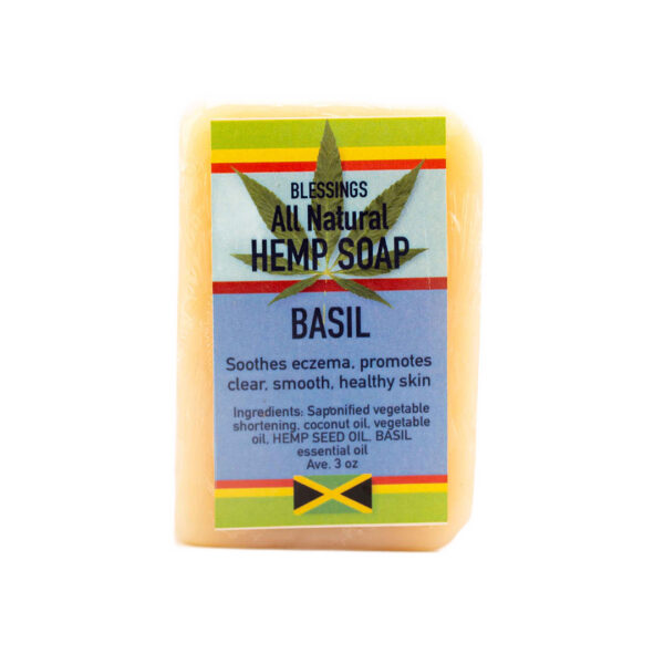 Blessings All Natural Basil Hemp Soap