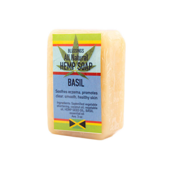 Blessings All Natural Basil Hemp Soap - Image 2